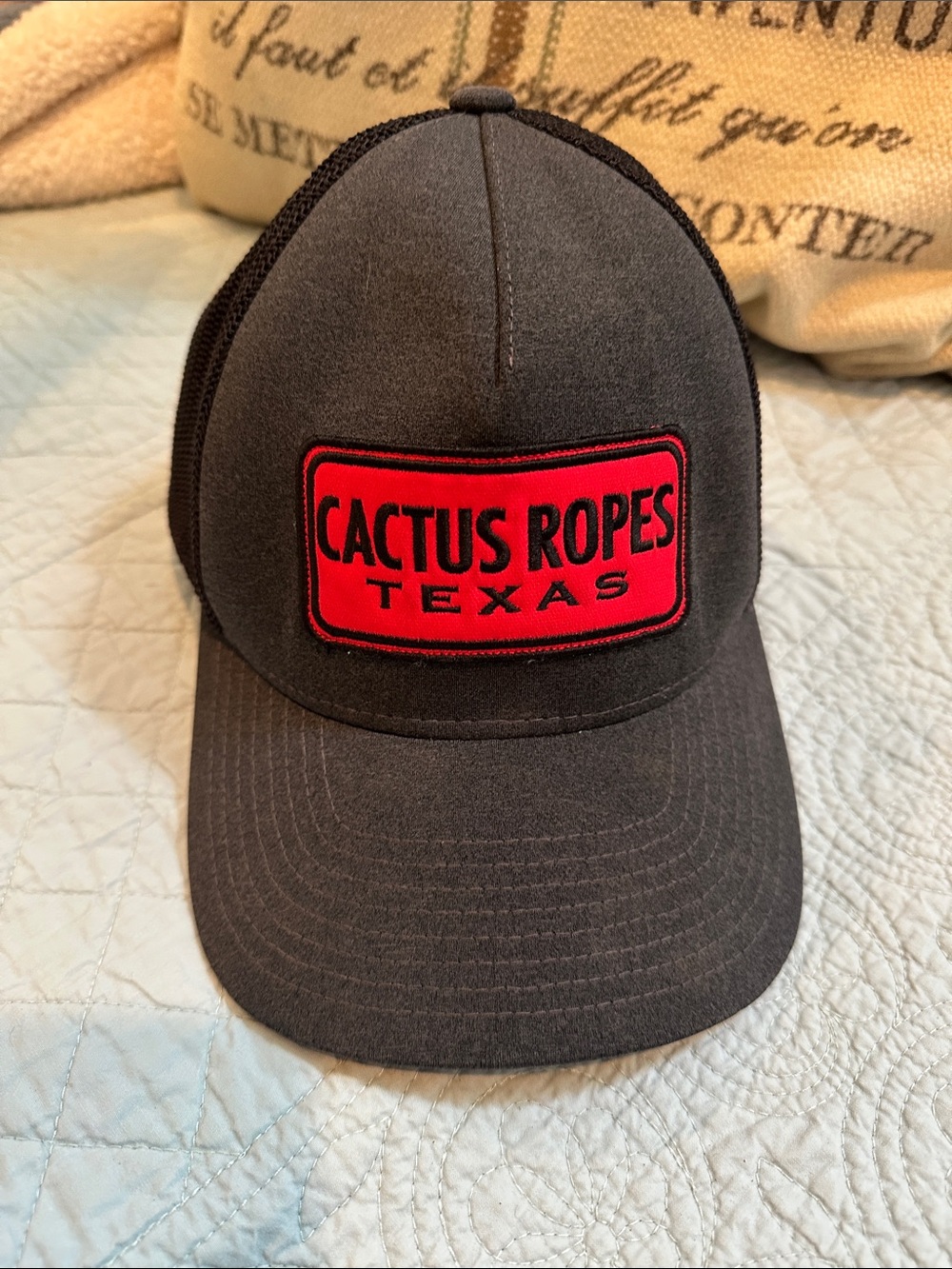 Hooey Black Hat with Red Logo Tag